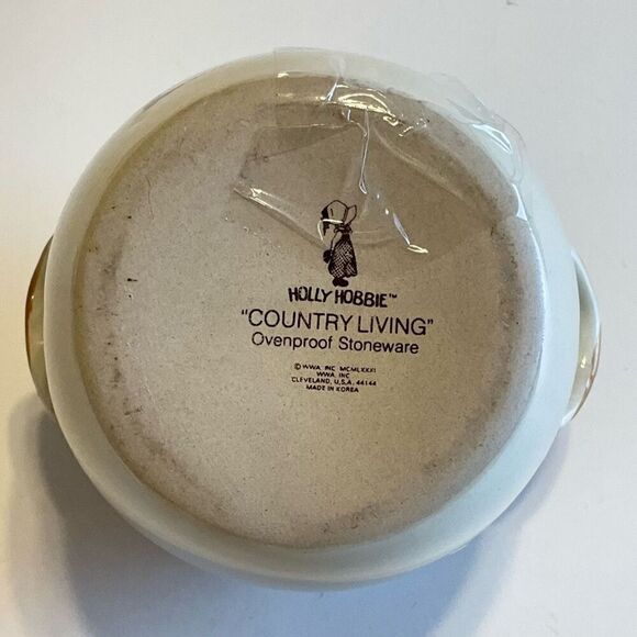 Vintage Holly Hobbie “Country Living” Stoneware Jar. - Picture 12 of 16